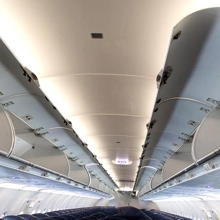 Panele o strukturze plastra miodu samolotów